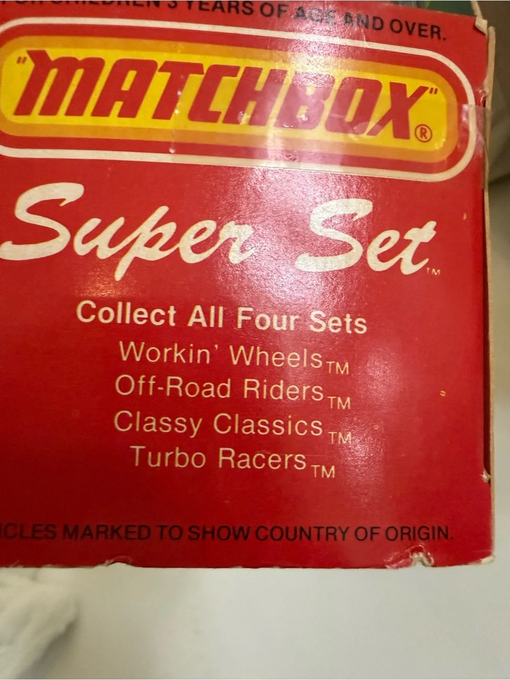 Vintage matchbox set classy classics